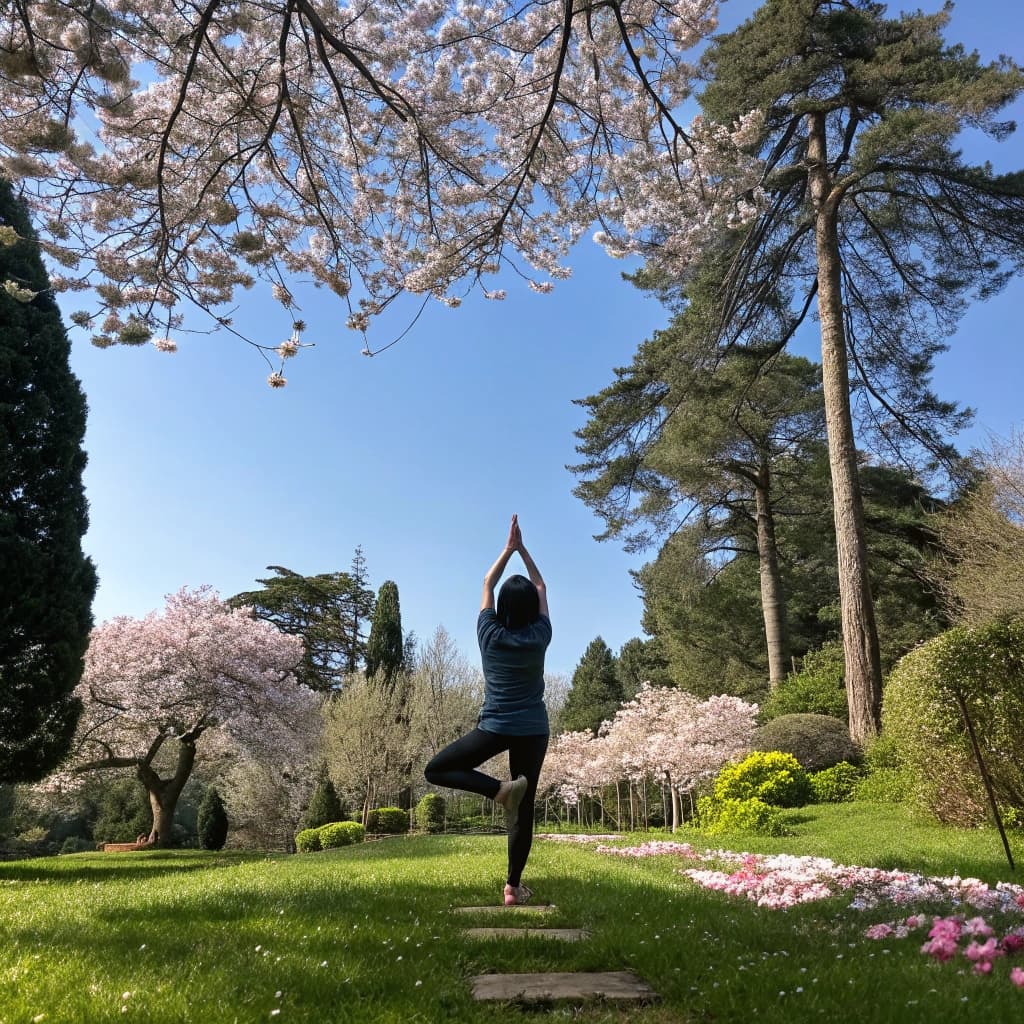 Yoga i harmonisk miljö